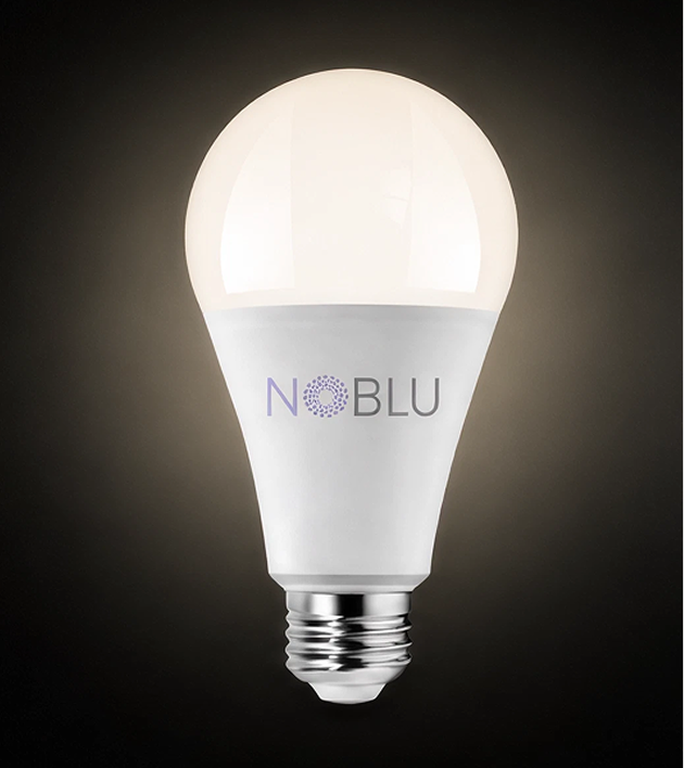 NoBlu 3500K neutral white bulb